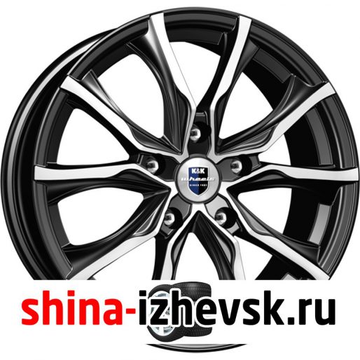 Колесный диск КиК Твист 7.5xR17 5×130 ET43 DIA71.6 темно-серый в Ижевске